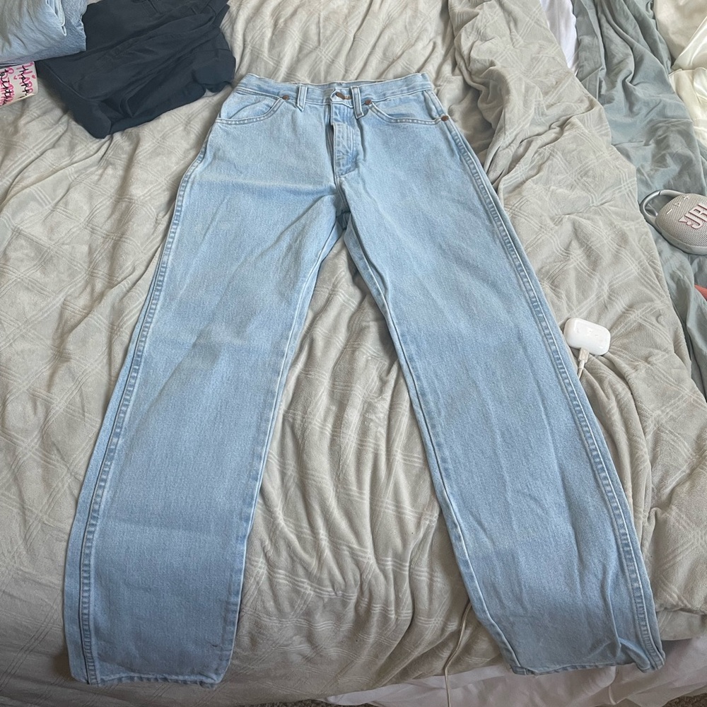 Wrangler Women's Light Blue Straight Leg Jeans